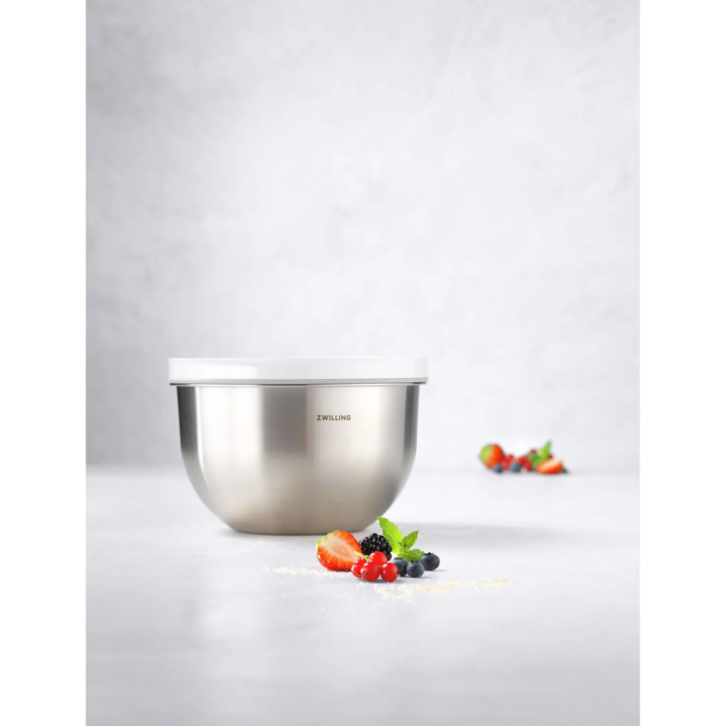 Bol sous vide M / 18 cm, Acier inoxydable, Argent