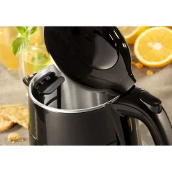 Bouilloire électrique, 1,25 l, Noir mat