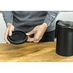 Bouilloire électrique, 1 l, Noir mat