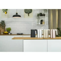 Bouilloire électrique, 1 l, Noir mat