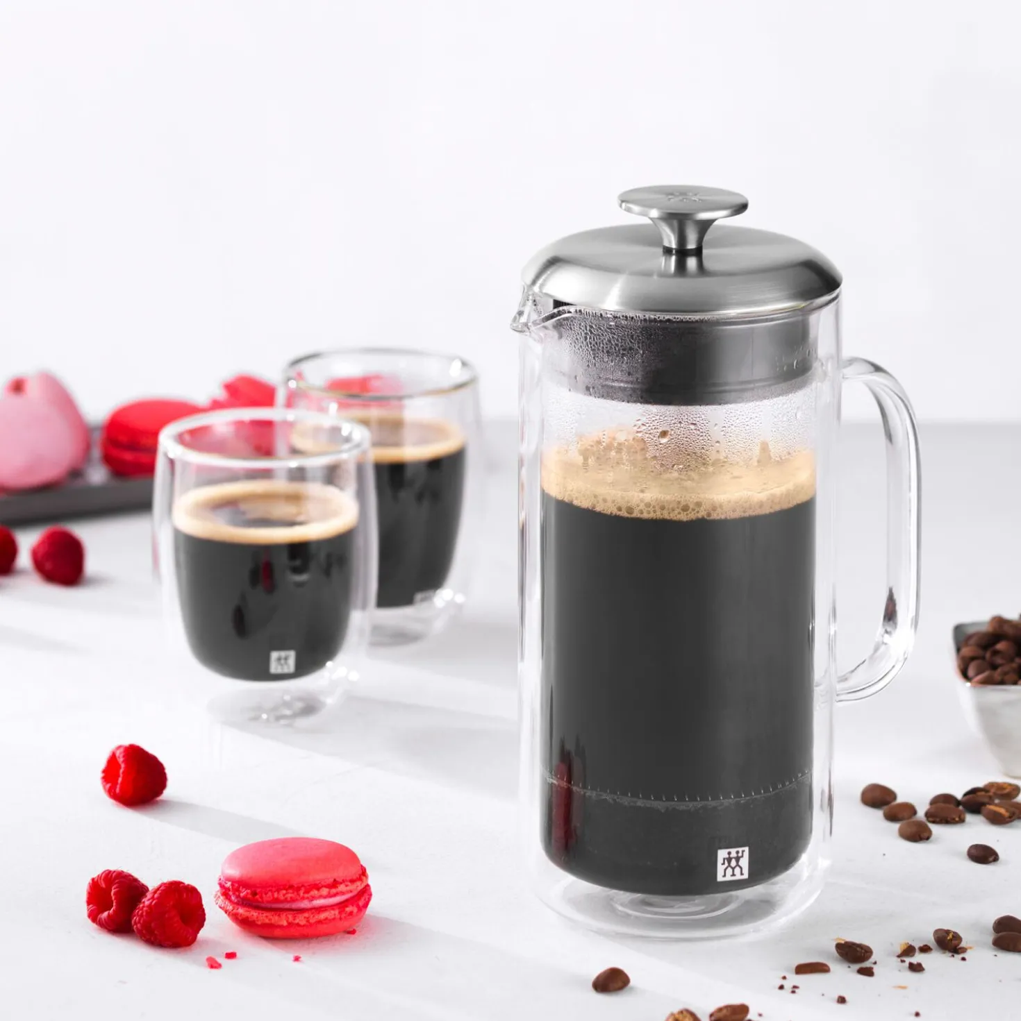 Cafetière à piston 750 ml, Verre borosilicate