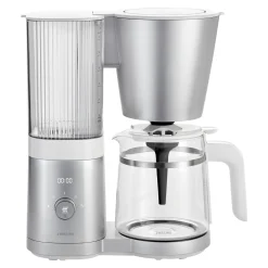 Cafetière avec filtre, 1,5 l, Blanc argenté