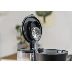 Cafetière avec filtre thermos, 1,25 l, Noir mat