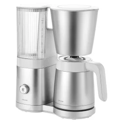 Cafetière avec filtre thermos, 1,25 l, Blanc argenté
