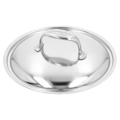 Casserole avec couvercle 20 cm, Inox 18/10, Argent