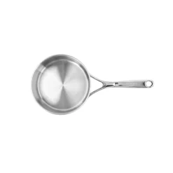 Casserole avec couvercle 18 cm, Inox 18/10, Argent