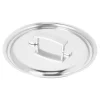 Casserole avec couvercle 22 cm, Inox 18/10, Argent