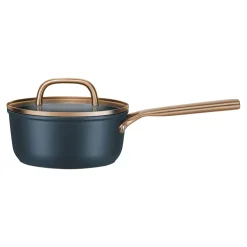 Casserole avec couvercle en verre 18 cm, Aluminium, Bleu