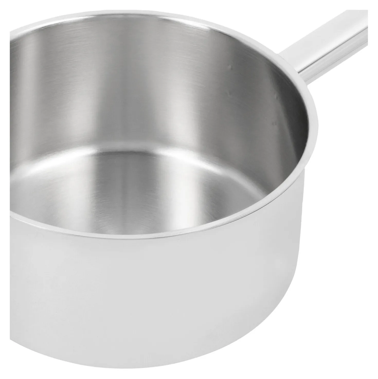 Casserole sans couvercle 18 cm, Inox 18/10, Argent