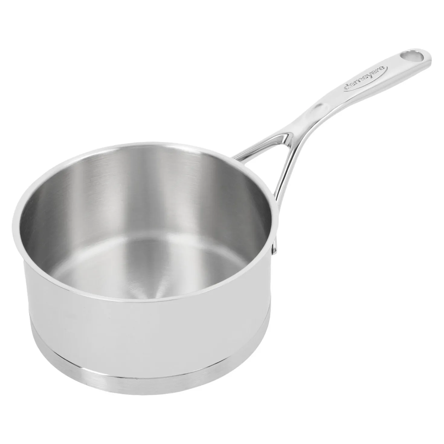 Casserole sans couvercle 16 cm, Inox 18/10, Argent