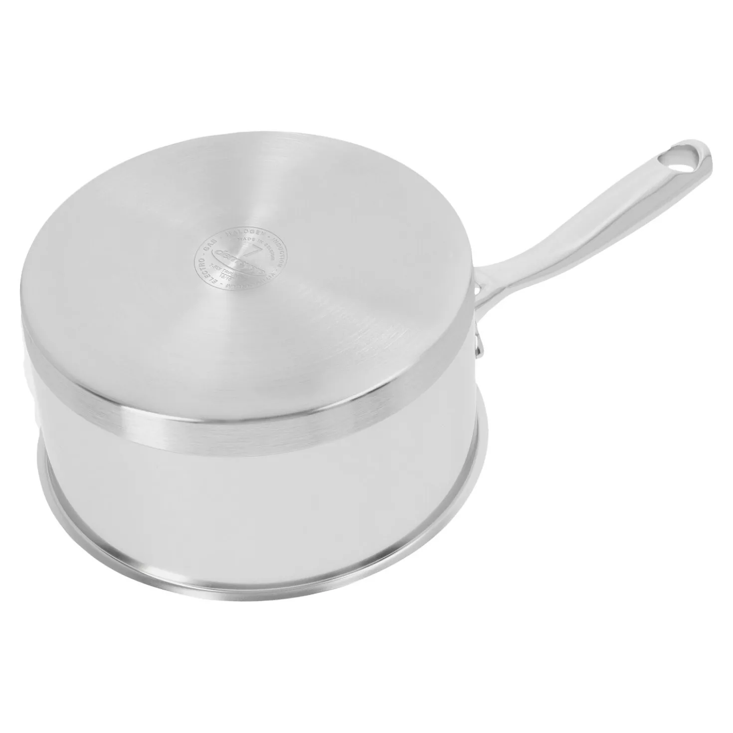 Casserole sans couvercle 16 cm, Inox 18/10, Argent