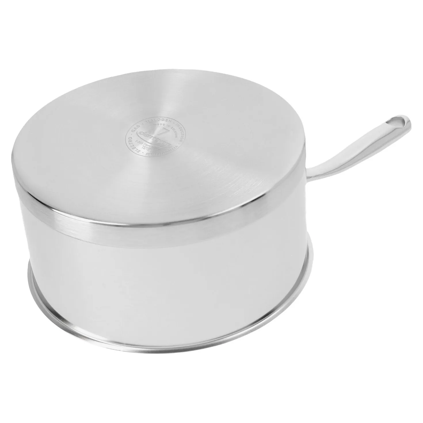 Casserole sans couvercle 20 cm, Inox 18/10, Argent