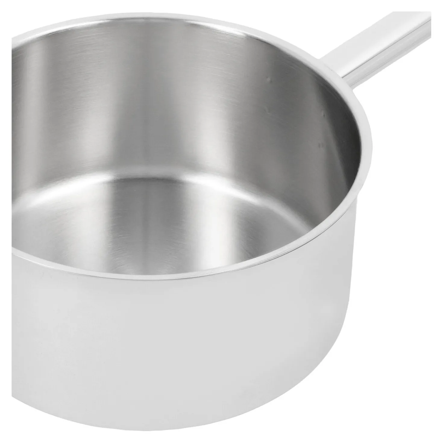 Casserole sans couvercle 20 cm, Inox 18/10, Argent