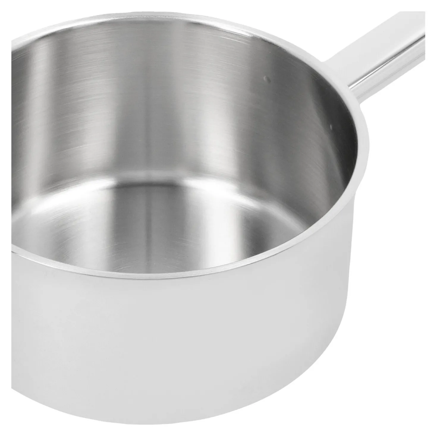 Casserole sans couvercle 16 cm, Inox 18/10, Argent