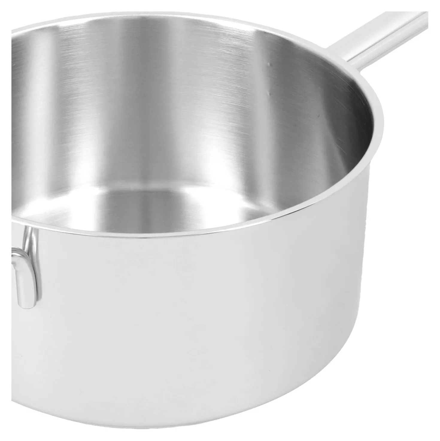 Casserole sans couvercle 22 cm, Inox 18/10, Argent