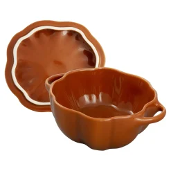 Cocotte 15 cm, Citrouille, Cannelle, Céramique