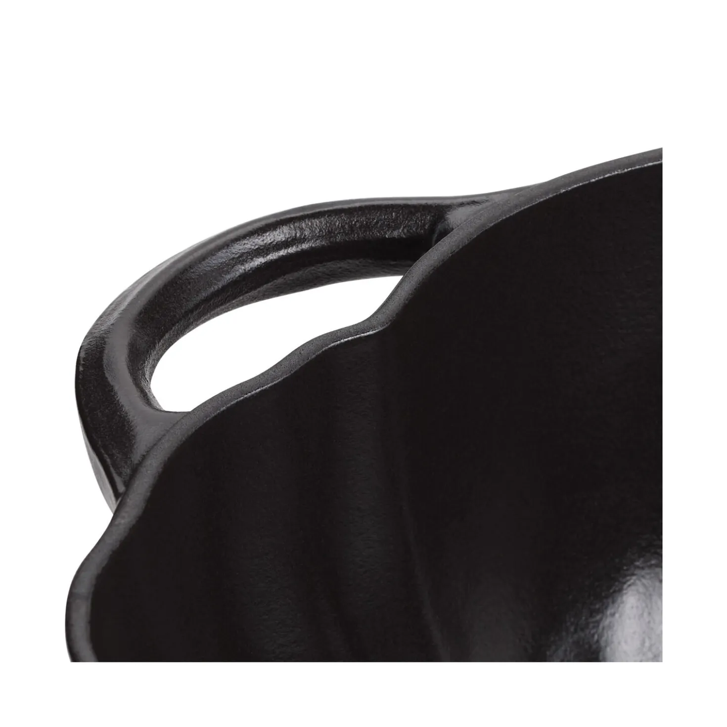 Cocotte 24 cm, Citrouille, Noir mat, Fonte