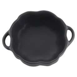 Cocotte 12 cm, Citrouille, Noir mat, Céramique