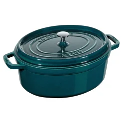 Cocotte 31 cm, Ovale, La Mer, Fonte