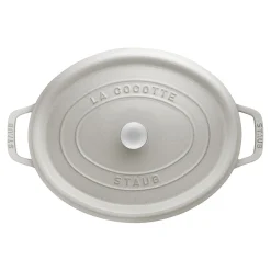 Cocotte 23 cm, Ovale, Truffe blanche, Fonte