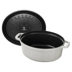 Cocotte 23 cm, Ovale, Truffe blanche, Fonte