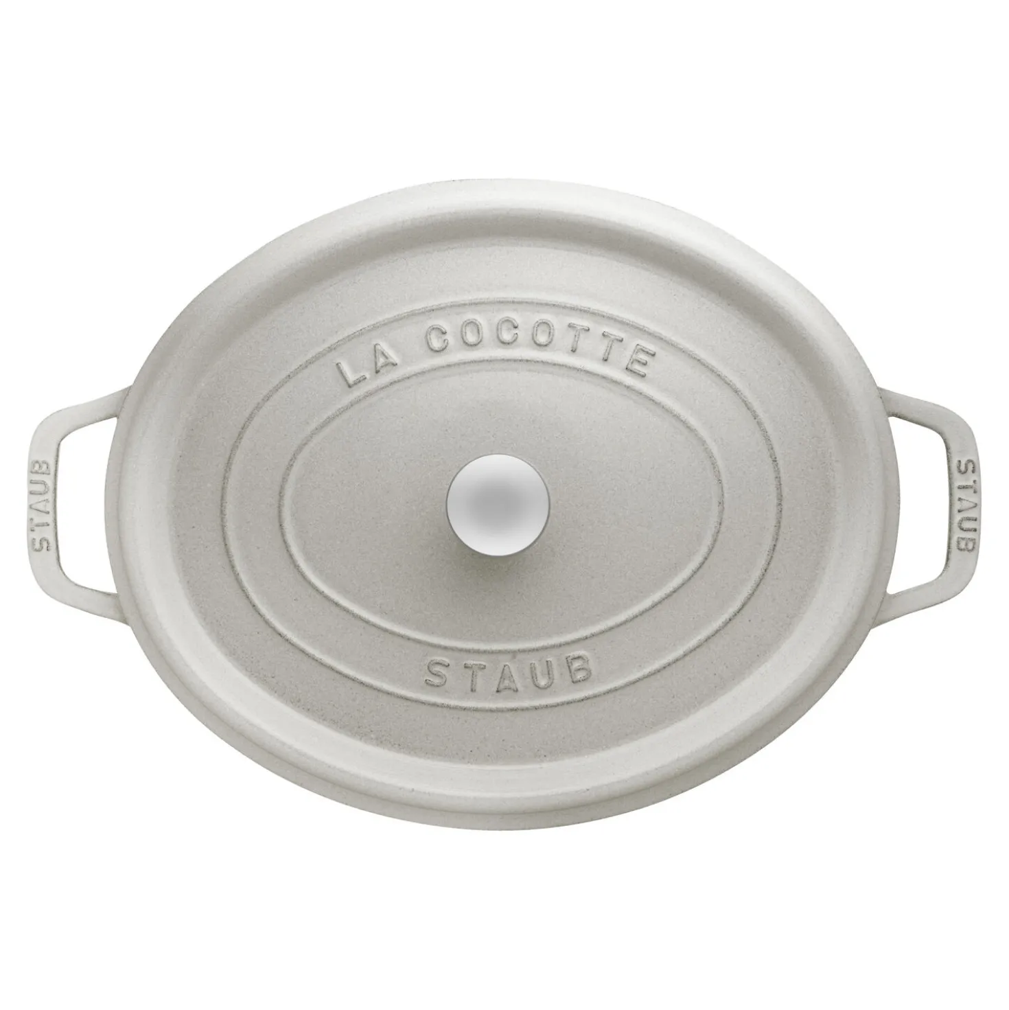 Cocotte 31 cm, Ovale, Truffe blanche, Fonte