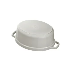 Cocotte 29 cm, Ovale, Truffe blanche, Fonte