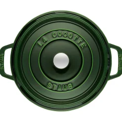 Cocotte 28 cm, Rond(e), Basilic, Fonte