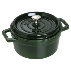 Cocotte 22 cm, Rond(e), Basilic, Fonte