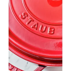 Cocotte 26 cm, Rond(e), Cerise, Fonte