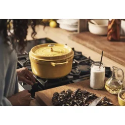Cocotte 26 cm, Rond(e), Citron, Fonte