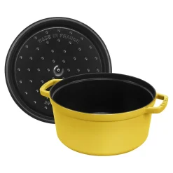 Cocotte 28 cm, Rond(e), Citron, Fonte