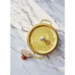 Cocotte 28 cm, Rond(e), Citron, Fonte