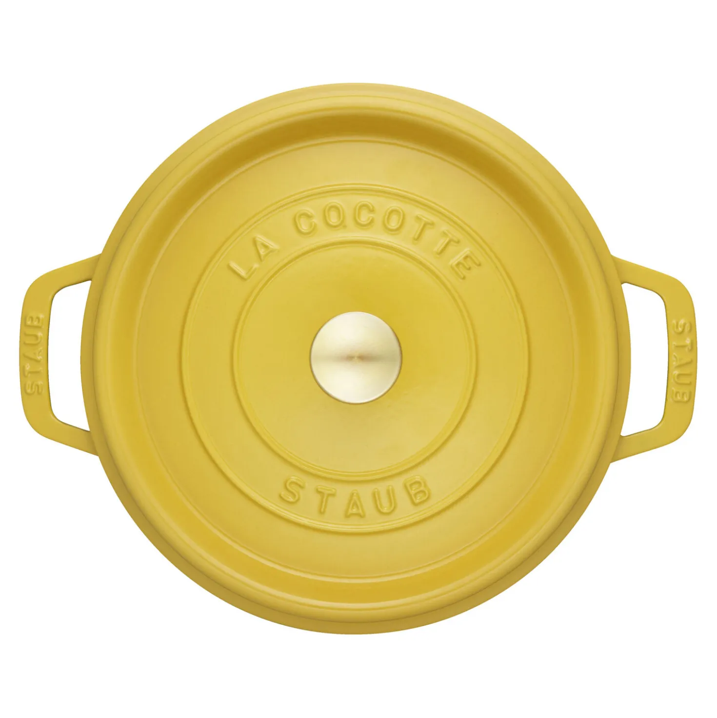 Cocotte 24 cm, Rond(e), Citron, Fonte