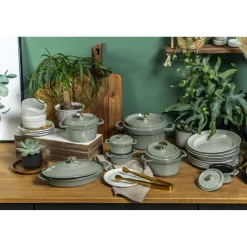 Cocotte 20 cm, Rond(e), Eucalyptus, Fonte