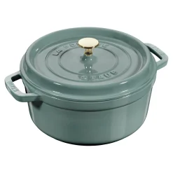 Cocotte 24 cm, Rond(e), Eucalyptus, Fonte