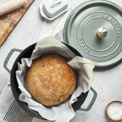 Cocotte 24 cm, Rond(e), Eucalyptus, Fonte