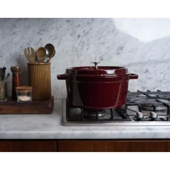 Cocotte 26 cm, Rond(e), Grenadine, Fonte
