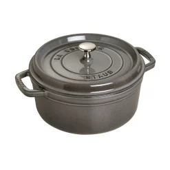 Cocotte 18 cm, Rond(e), Gris graphite, Fonte