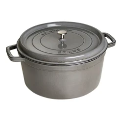 Cocotte 34 cm, Rond(e), Gris graphite, Fonte