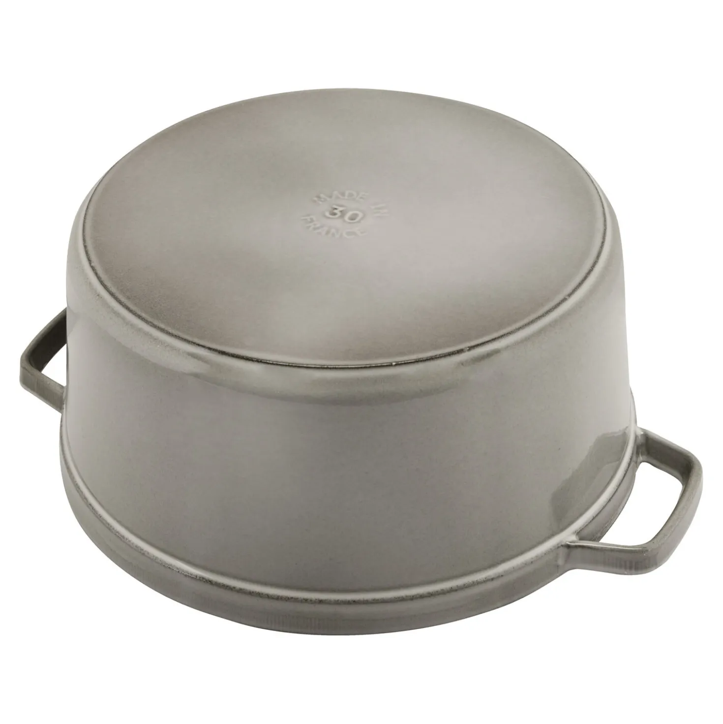 Cocotte 14 cm, Rond(e), Gris graphite, Fonte
