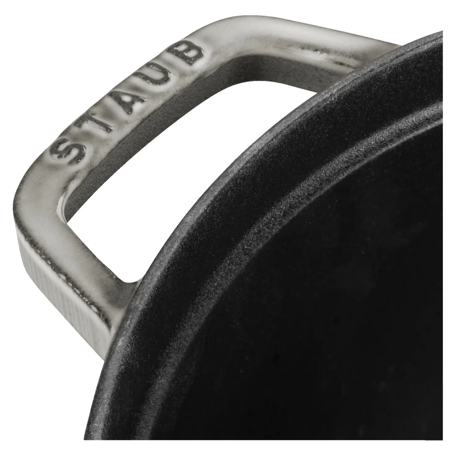 Cocotte 30 cm, Rond(e), Gris graphite, Fonte