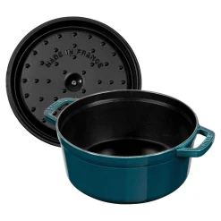 Cocotte 24 cm, Rond(e), La Mer, Fonte
