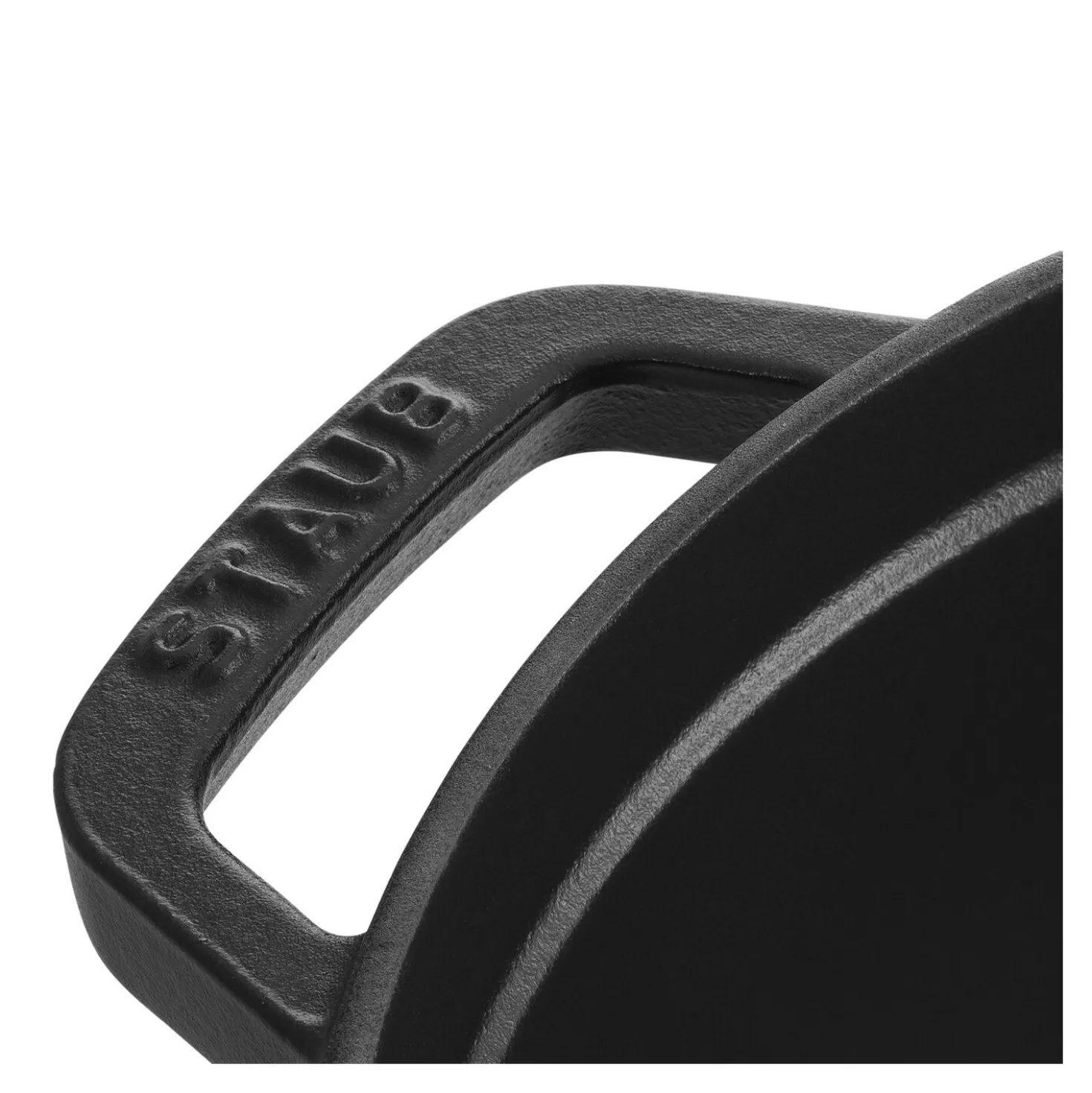 Cocotte 26 cm, Rond(e), Noir mat, Fonte