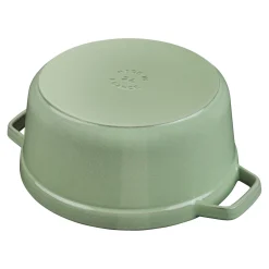 Cocotte 20 cm, Rond(e), Sauge, Fonte