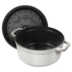 Cocotte 28 cm, Rond(e), Truffe blanche, Fonte