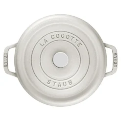 Cocotte 28 cm, Rond(e), Truffe blanche, Fonte
