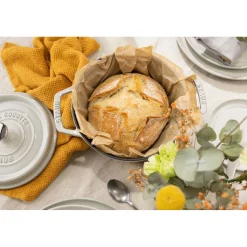 Cocotte 28 cm, Rond(e), Truffe blanche, Fonte