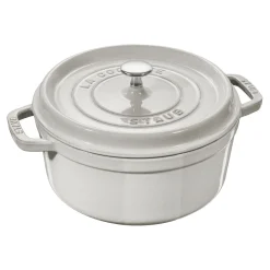 Cocotte 20 cm, Rond(e), Truffe blanche, Fonte