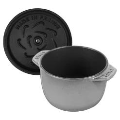 Cocotte à riz 12 cm, Rond(e), Gris graphite, Fonte